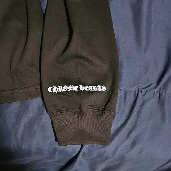 Chrome Hearts Black Tee with Red and White Design - Picture 4 of 16